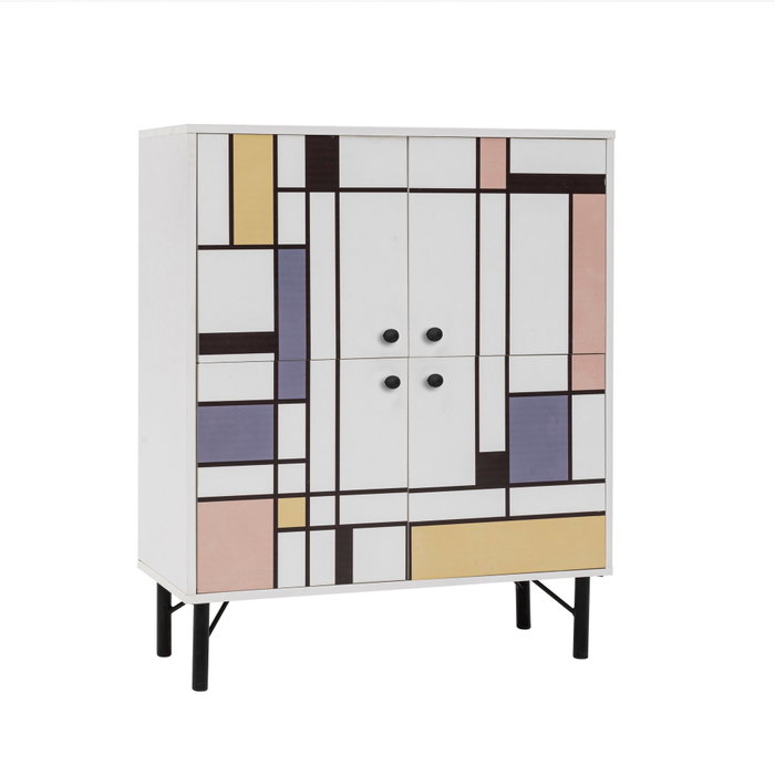 Hanah Home Multilüx Midia Armario Multiusos